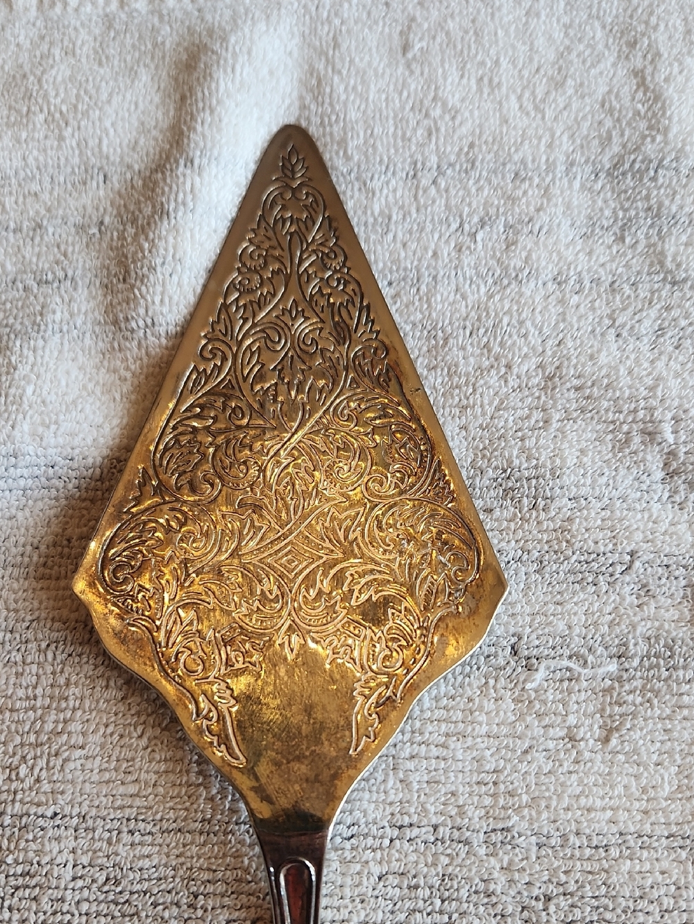 Intricate Vintage Silverplated Cake/pie Server, Beautiful Piece - Picture 4 of 5